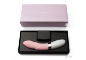 Розовый вибратор украшенный лепестками Iris Pink