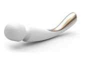 Большой профессиональный массажер Smart Wand Large белого цвета