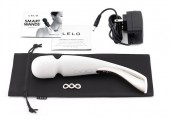 Большой профессиональный массажер Smart Wand Large белого цвета
