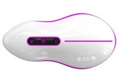 Бело-розовый вибростимулятор Mouse 