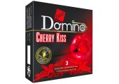 Презервативы Domino Cherry Kiss со вкусом вишни - 3 шт.