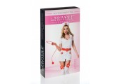Костюм похотливой медсестры, L-XL, белый с красным