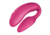 Розовый вибромассажёр для двоих We-Vibe 4