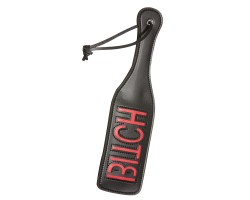 Черный пэддл X-Play с надписью  Bitch 