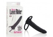 Насадка на пенис Silicone Love Rider Dual Penetrator для двойного проникновения - 14 см.