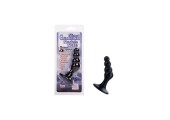 Массажер простаты Graduated Silicone Prostate Probe рельефный из силикона черный