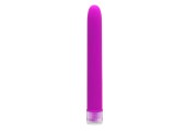 Фиолетовый вибратор Neon Slim из супер-мягкого материала