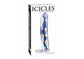 Стеклянный фаллоимитатор ICICLES № 9