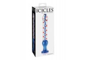 Стеклянный фаллоимитатор ICICLES № 22 - 22 см.