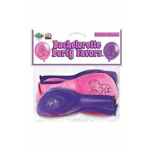 Воздушные шарики PECKER BALLOONS - 8 штук