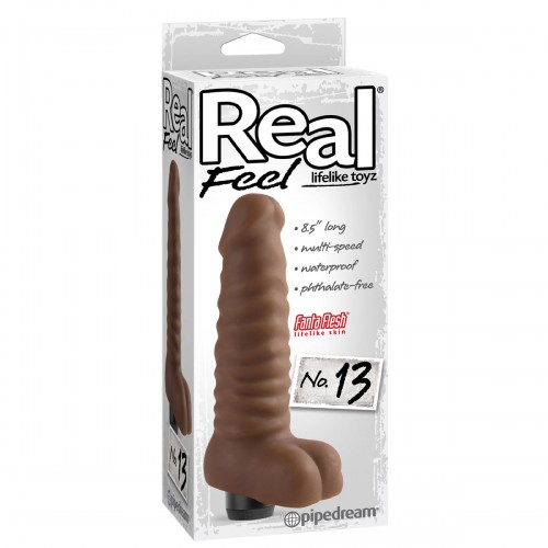Вибратор-мулат REAL FEEL №13 - 19 см.