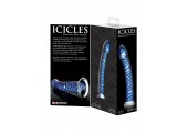 Стеклянный анальный стимулятор ICICLES №29 - 19,7 см.