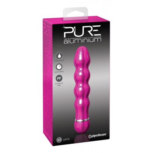 Аллюминиевый вибратор PINK MEDIUM
