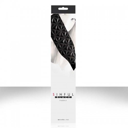 Черная шлепалка SINFUL PADDLE