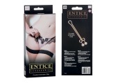 Золотистый зажим с кристаллом для половых губ Entice Crystal Intimate Clip