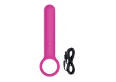 Розовый мини-вибратор с кольцом L3.5 Lust by JOPEN - 12,75 см.
