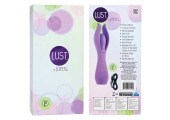 Малый фиолетовый вибратор с лепестками Lust by JOPEN L5