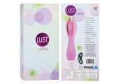 Большой розовый вибратор с лепестками Lust by JOPEN L6