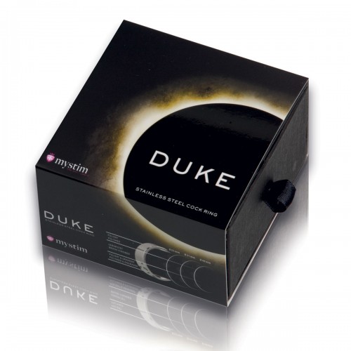 Матовое стальное эрекционное кольцо Duke - 4,8 см.