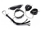 Чёрный набор для бондажа Rock Hard Bondage Kit