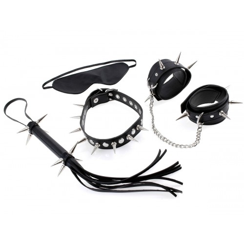 Чёрный набор для бондажа Rock Hard Bondage Kit
