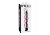Стеклянный вибростимулятор Icicles №19 - 17,8 см.