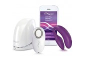 Фиолетовый вибромассажёр для двоих We-Vibe 4 Plus на радиоуправлении