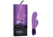 Фиолетовый вибратор Хай-Тек CERES RABBIT