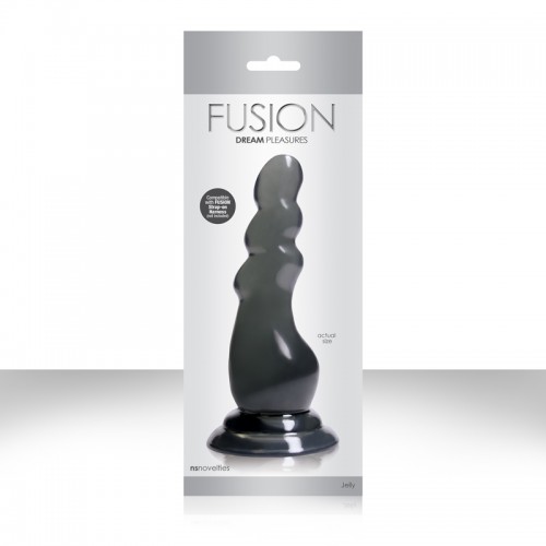 Елочка-насадка Fusion Pleasure Dongs пепельного цвета - 15,2 см.