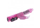 Розовый вибратор хай-тек Hot Baby - 26,5 см.