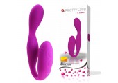 Перезаряжаемый мини-вибратор Lust Pretty Love из силикона - 13,5 см.