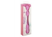 Розовый силиконовый вибратор VIBE THERAPY ORBITO - 15 см.