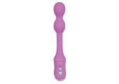 Фиолетовый силиконовый вибратор VIBE THERAPY ORBITO - 15 см.
