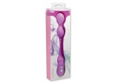 Фиолетовый силиконовый вибратор VIBE THERAPY ORBITO - 15 см.