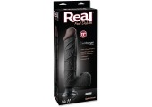 Вибратор Real Feel Deluxe №12 Black - 35 см.