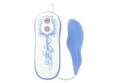 Голубой силиконовый стимулятор VIBE THERAPY DISCERNER 