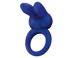 Синее эрекционное кольцо EOS THE RABBIT C-RING 