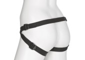 Трусики Luxe Harness Black с насадкой