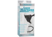 Трусики Luxe Harness Black с насадкой