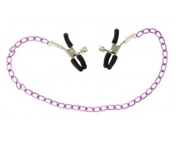 Металлическая цепочка на соски с зажимами Nipple Chain