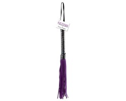 Фиолетовая плетка Designer Flogger - 41 см.