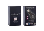 Серое виброкольцо Embrace Couples Ring 