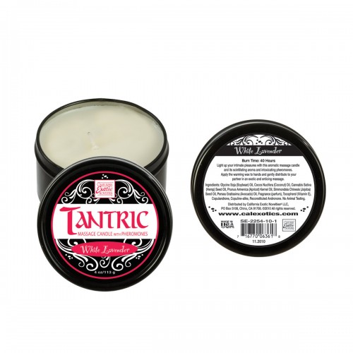 Массажная свеча Tantric Soy - White Lavender