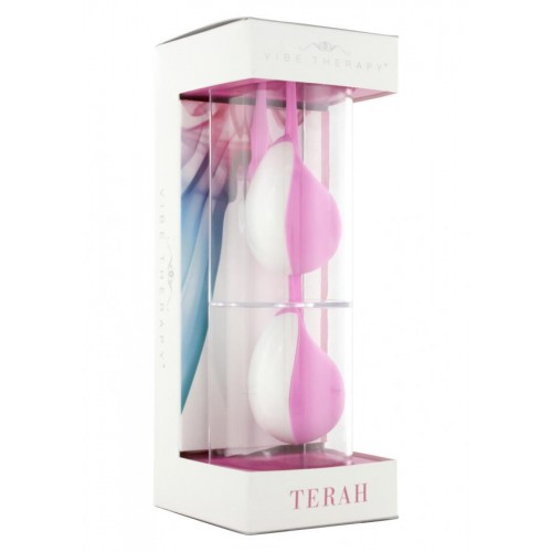Розовые силиконовые шарики Vibe Therapy Terah 