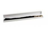 Чёрная плетка Luxury Whip Copper с покрытой медью рукоятью