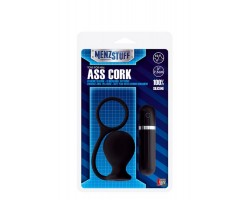 Анальная вибровтулка MENZSTUFF ASS CORK WIDE - 7,5 см.  
