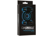 Эрекционное кольцо с вибростимуляторами OPTIMALE Vibrating Double C-Ring 