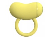 Желтое виброкольцо на пенис ENZO COUPLES RING 