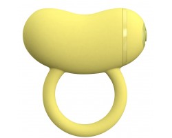 Желтое виброкольцо на пенис ENZO COUPLES RING 