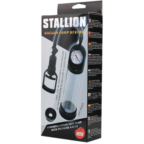 Вакуумная помпа Stallion с манометром